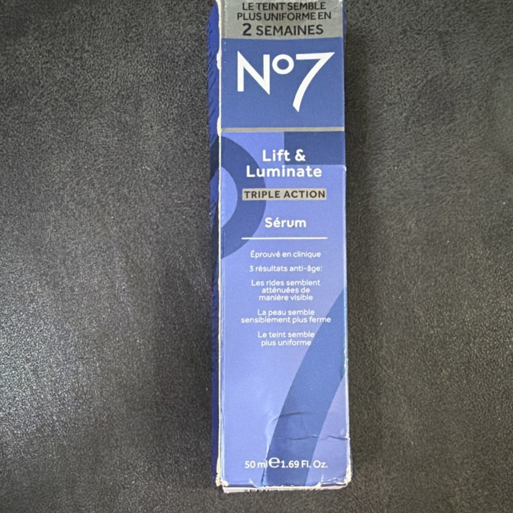 No7 Lift‎ & Luminate Triple Action Serum 50ml Face Wrinkles Firming Tone